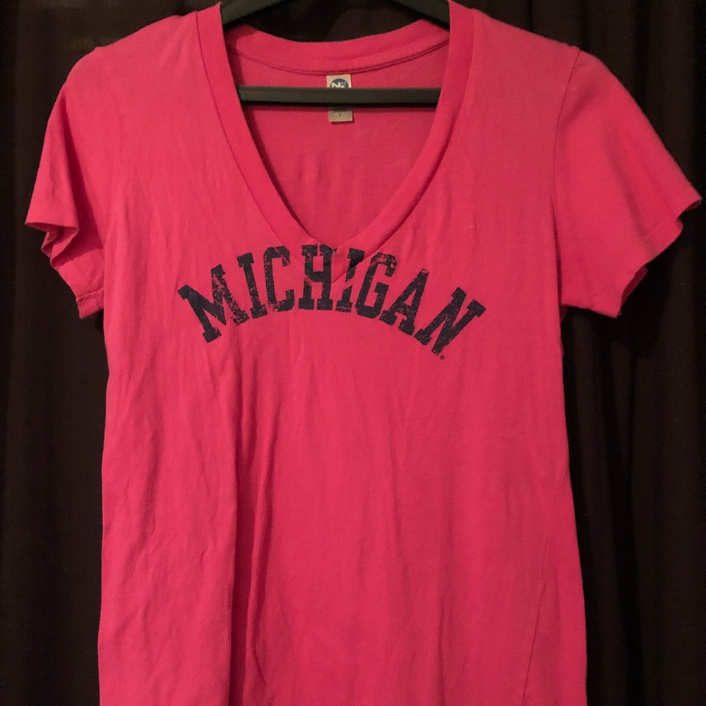 Michigan V Neck T-Shirt